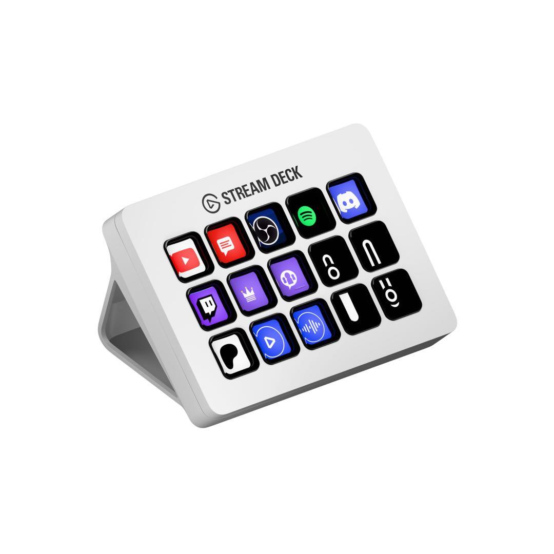 Elgato Stream Deck ホワイト 15ボタン Stream Deck Module (15 キー) | Elgato