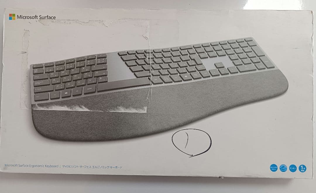 microsoft surface エルゴノミックキーボード日本語配列 欠陥あり