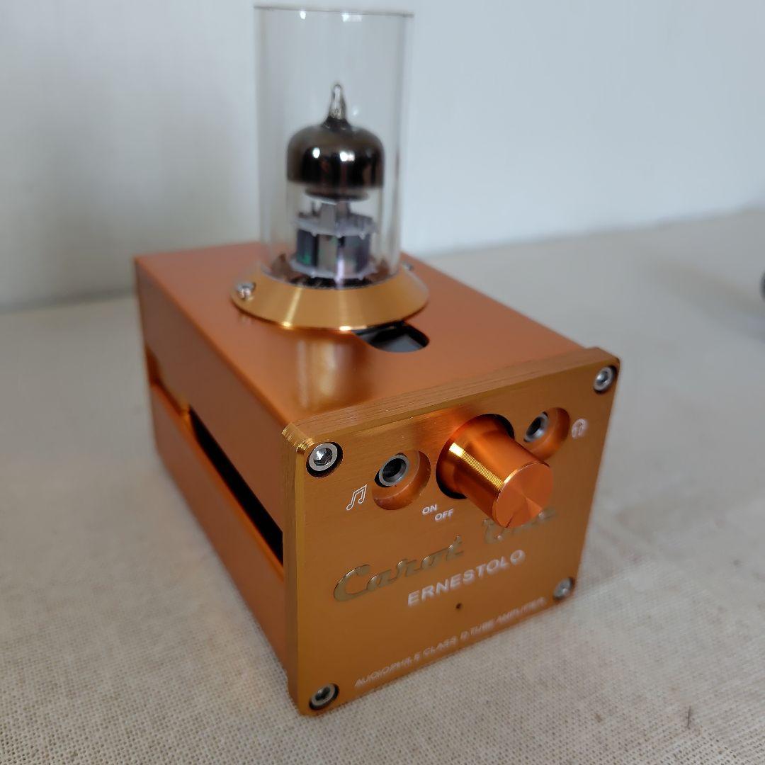 Carot One ERNESTOLO 真空管アンプ キャロットワン デスクトップで真空管サウンドを堪能できるキュートな奴、「CAROT ONE