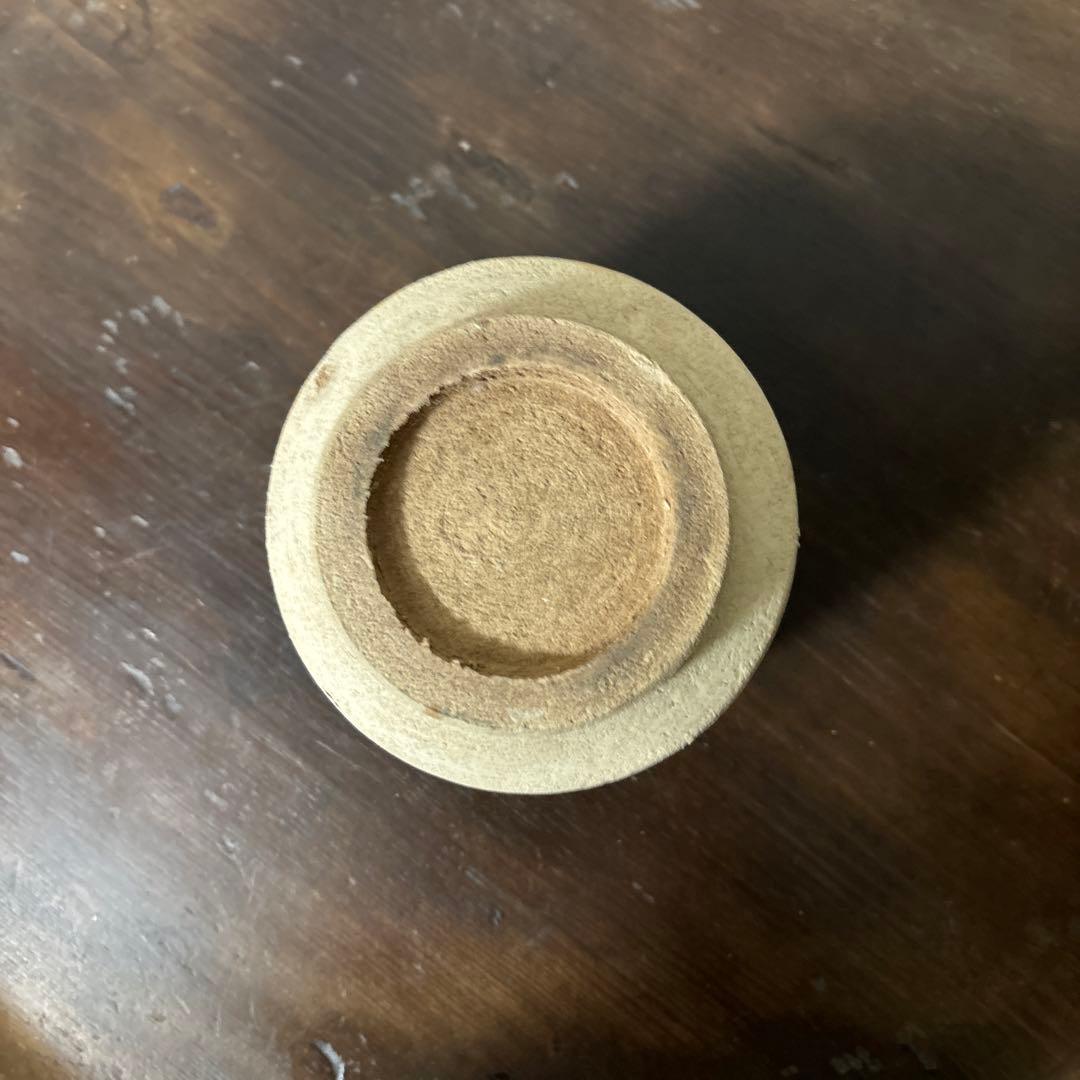 アンティーク輪線文 蓋物 古瀬戸 花器 古道具 骨董 検:白洲正子 秦秀雄 李