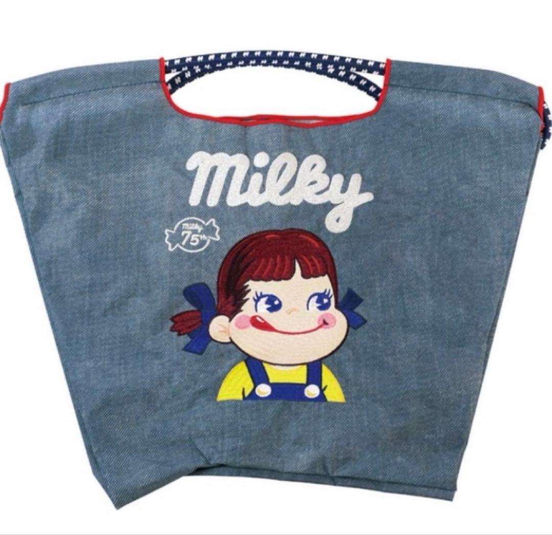 ボールアンドチェーン 不二家 ペコちゃん ミルキー MSサイズ デニム