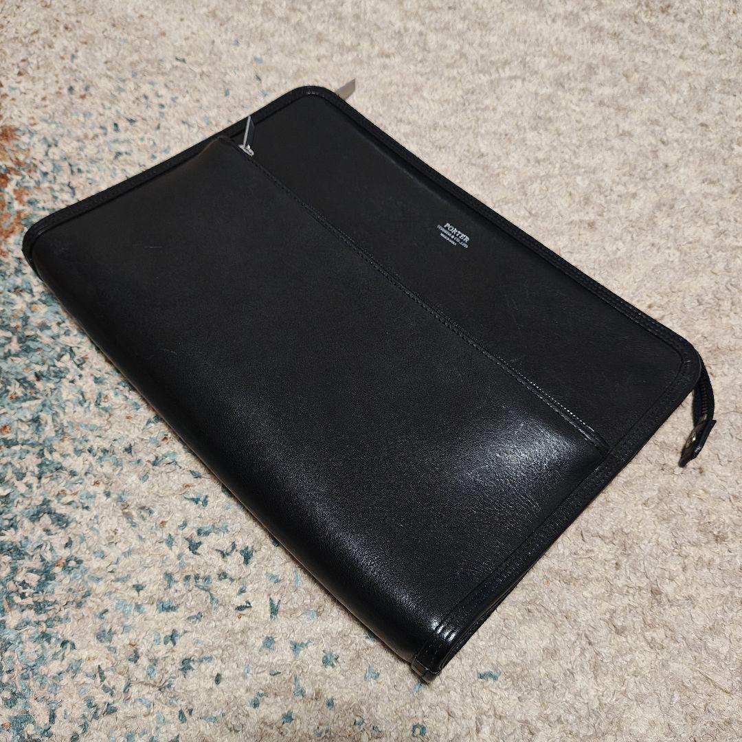 PORTER CLERK A4収納可オールレザードキュメントケース吉田かばん