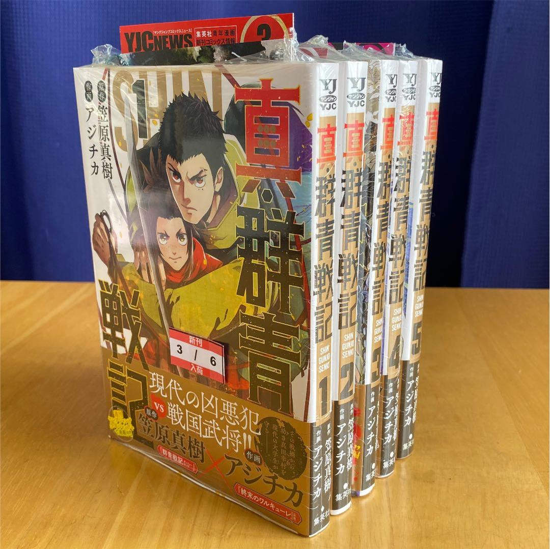 真・群青戦記 初版、帯付、シュリンク未開封、特典 - メルカリ