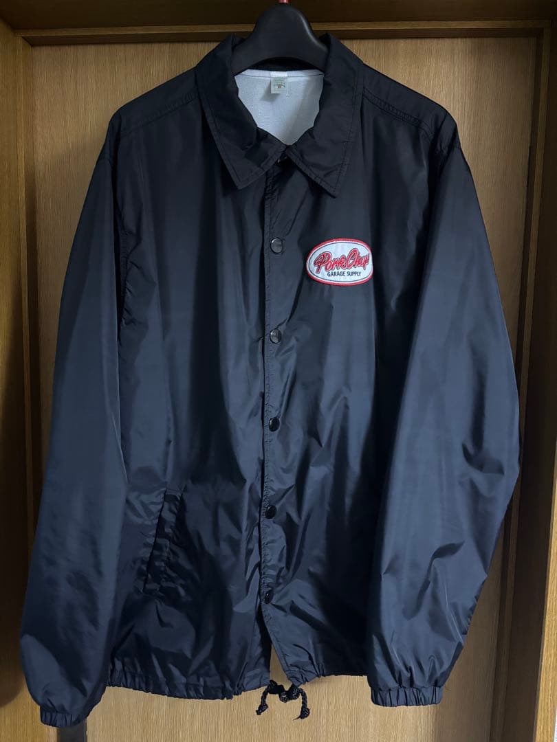 ポークチョップ コーチジャケット ブラックL チャレンジャー マシス