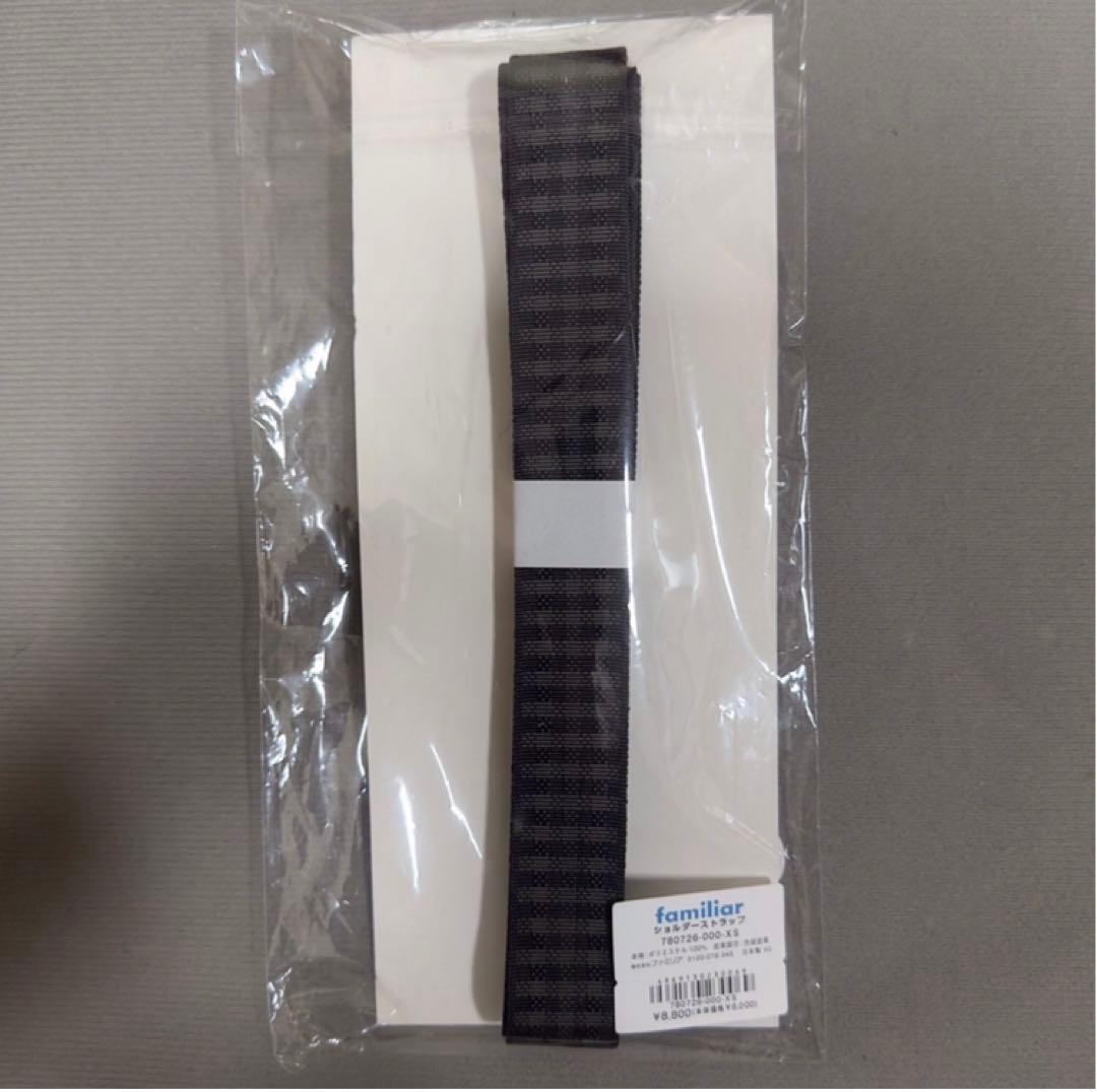 familiar ショルダーストラップ 黑系ファミリアチェック - メルカリ