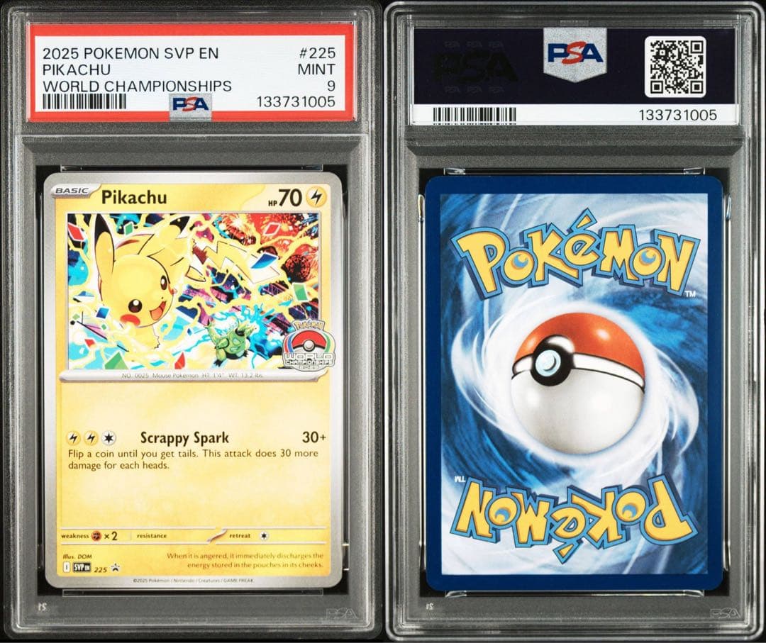 大特価 PSA9ピカチュウ WCS入場特典プロモ 英語版【ポケモンカード