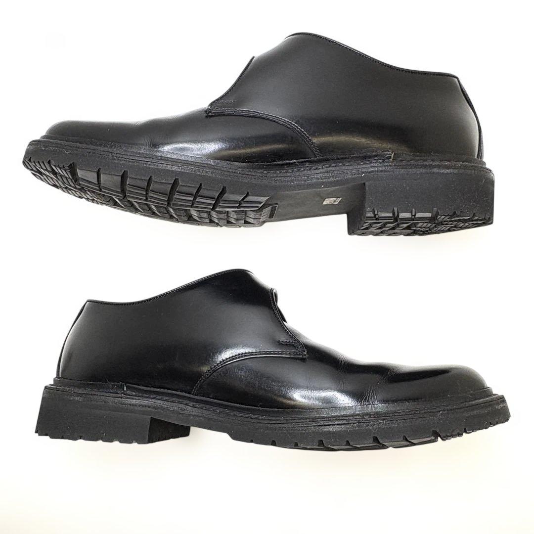 美品 REGAL リーガル シングルモンク プレーントゥ ブラック 25.5cm