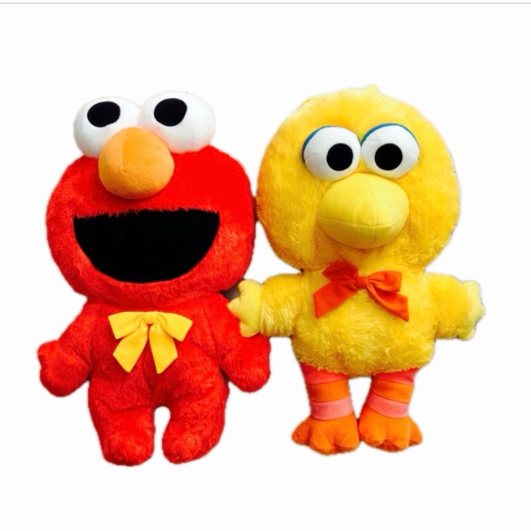 セサミストリート エルモ&ビックバード ぬいぐるみ - メルカリ