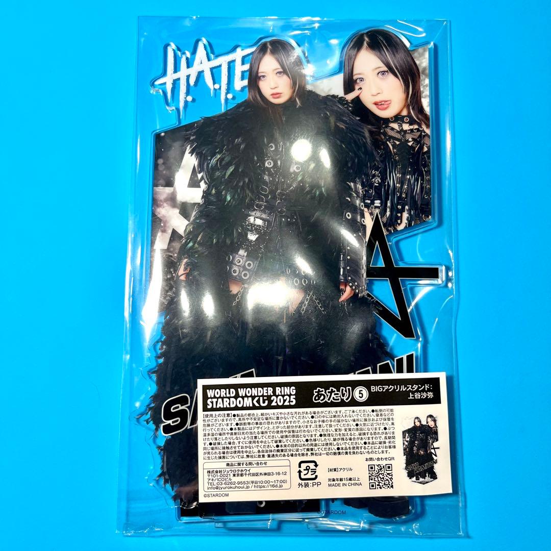 STARDOM くじ 2025当たり BIGアクリルスタンド アクスタ 上谷沙弥