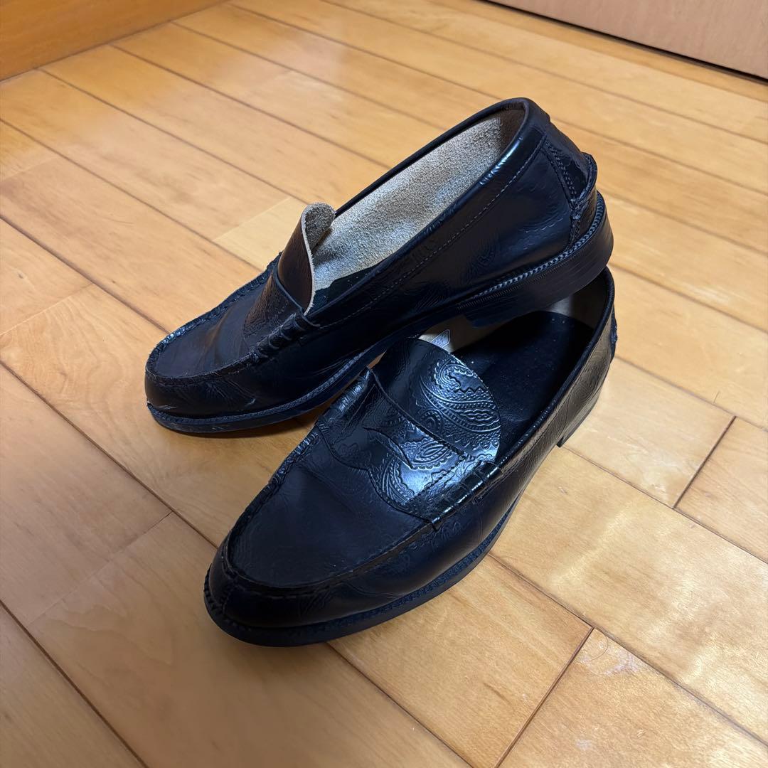 ケンフォード ローファー 26.5㎝ ペイズリー 黒 ケンフォード ローファー 26.5㎝ ペイズリー 黒 25 SNAP -BLACK