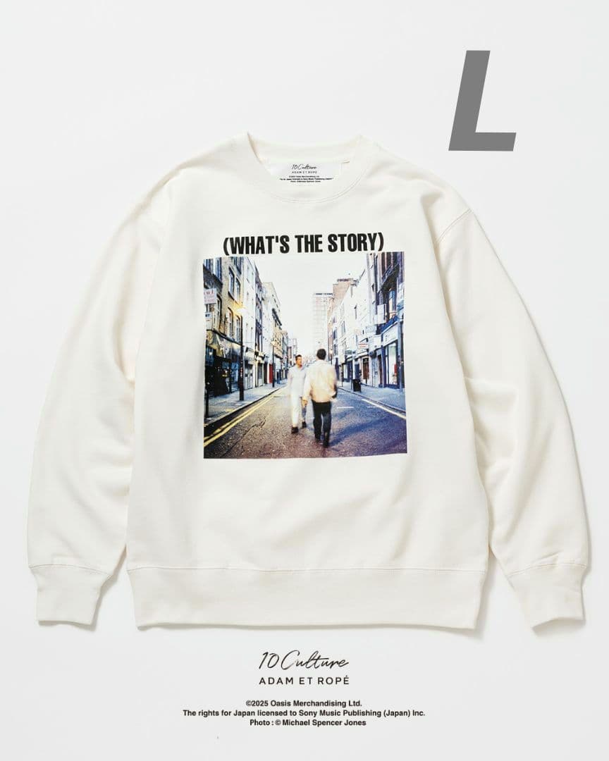 新品】oasis×アダムエロペ Morning Glory スウェット - メルカリ