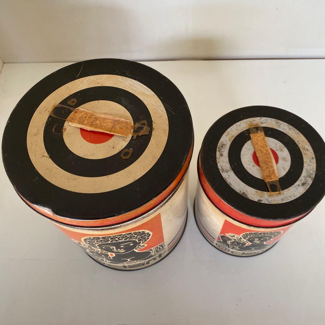 dart コーヒー空き缶 大小セット 昭和レトロ ヴィンテージ