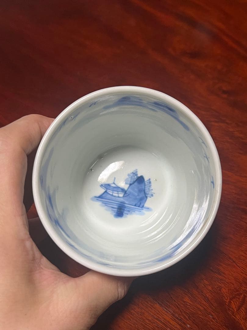 古伊万里 蕎麦猪口 鍋島 美品 そば猪口 大振 柿右衛門 後期鍋島 今右