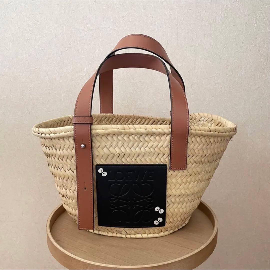 美品】LOEWE 限定かごバッグ まっくろくろすけ ジブリ - メルカリ