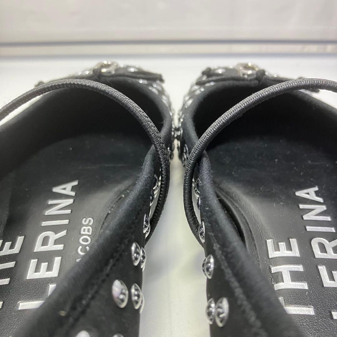 ☆極美品☆MARCJACOBSサブリナ スタッズ バレエ フラットシューズ 24