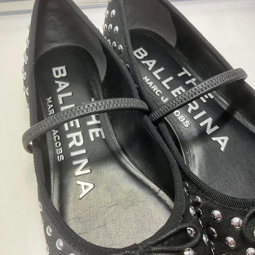 ☆極美品☆MARCJACOBSサブリナ スタッズ バレエ フラットシューズ 24