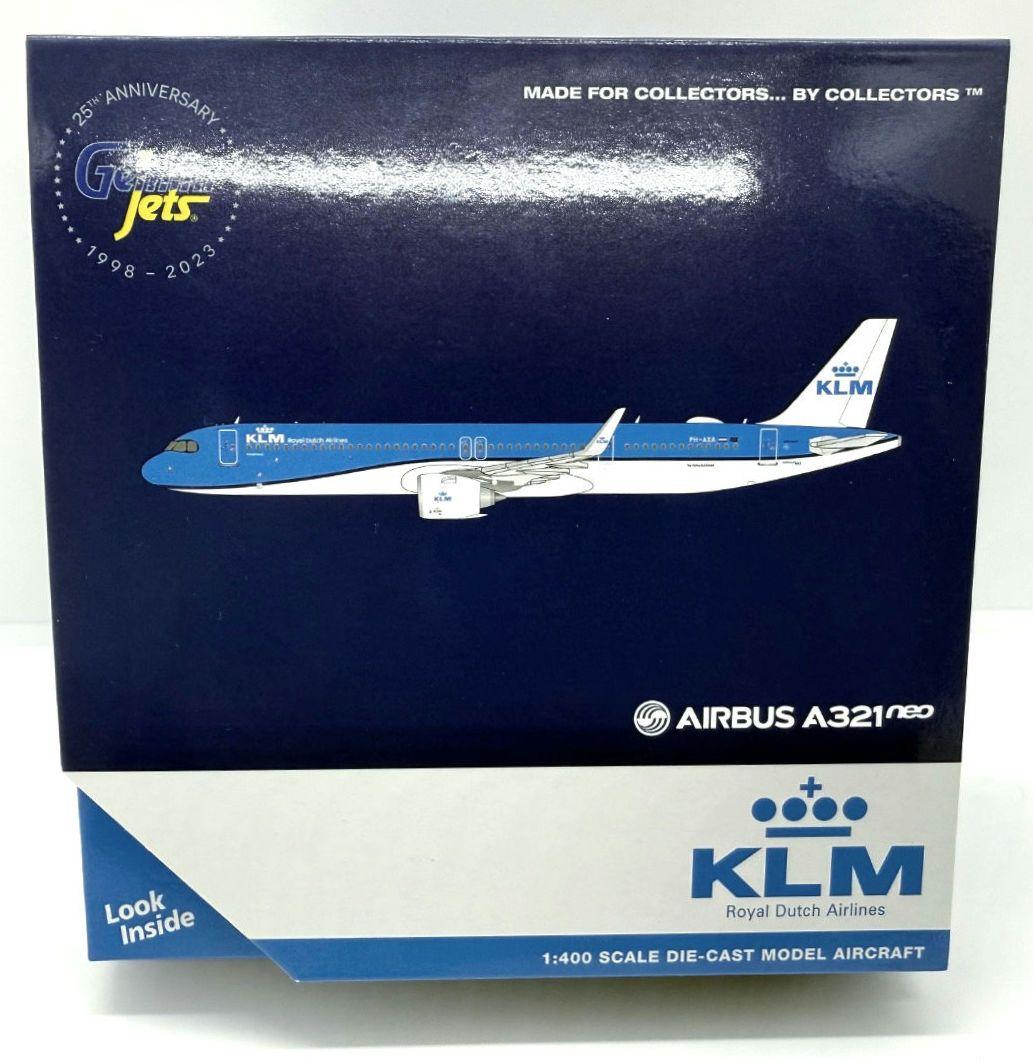 激レア 希少 AIRBUS A321NEO KLM GJKLM2291 Gemini Jets 1/400 (ダイキャスト製) A321neo KLMオランダ航空 PH-AXA