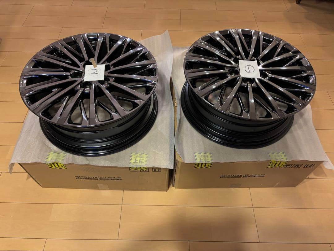 LEXUS LM 純正19インチ ホイール　レクサス　2本セット 送料無料 レクサスLM 専用 エグゼクティブ荷重対応 鍛造ホイール 19