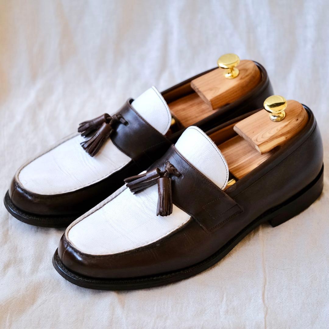 Church’sチャーチ101コンビタッセルローファー茶× 白RADLEY90F Church'sチャーチ101コンビタッセルローファー茶× 白RADLEY90F - メルカリ