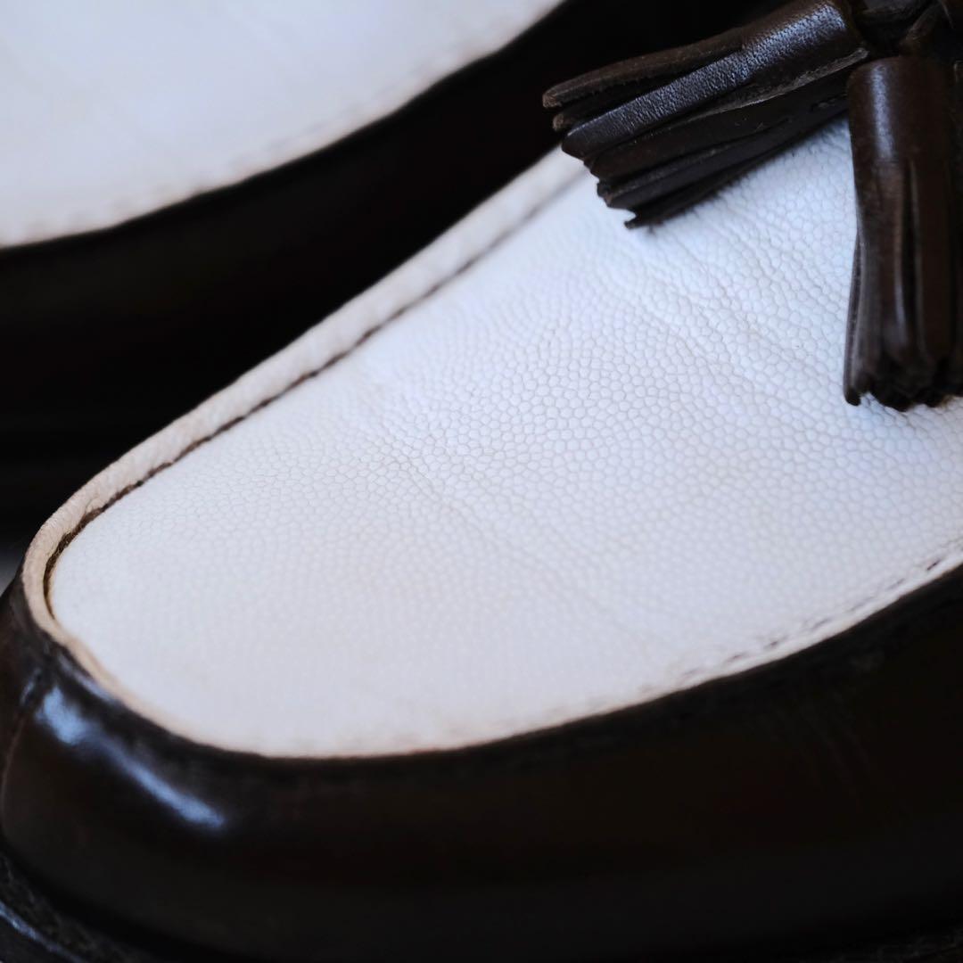 Church'sチャーチ101コンビタッセルローファー茶× 白RADLEY90F - メルカリ