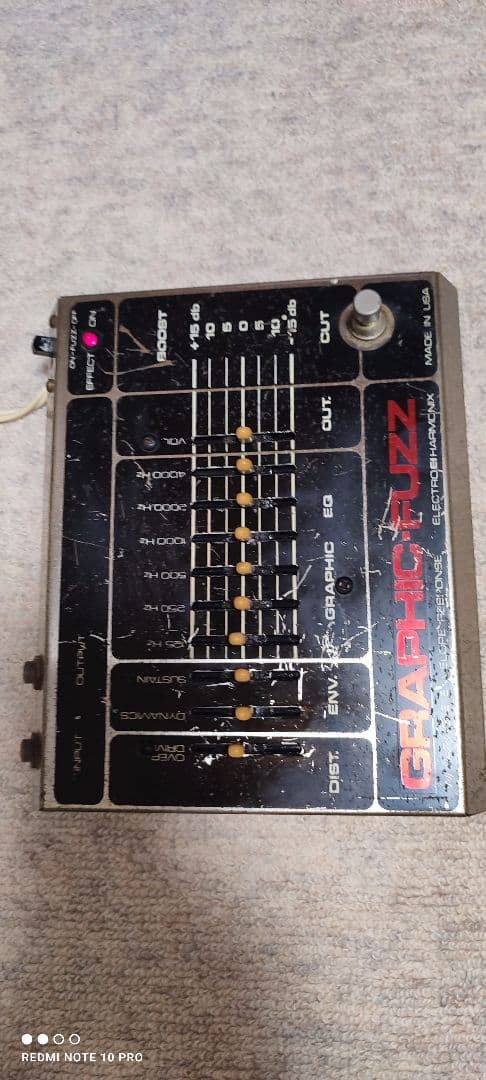 DJ機材 Electro-Harmonics Graphic Fuzz Graphic Fuzz | DISCONTINUED 2023 | EQ / Distortion / Sustainer