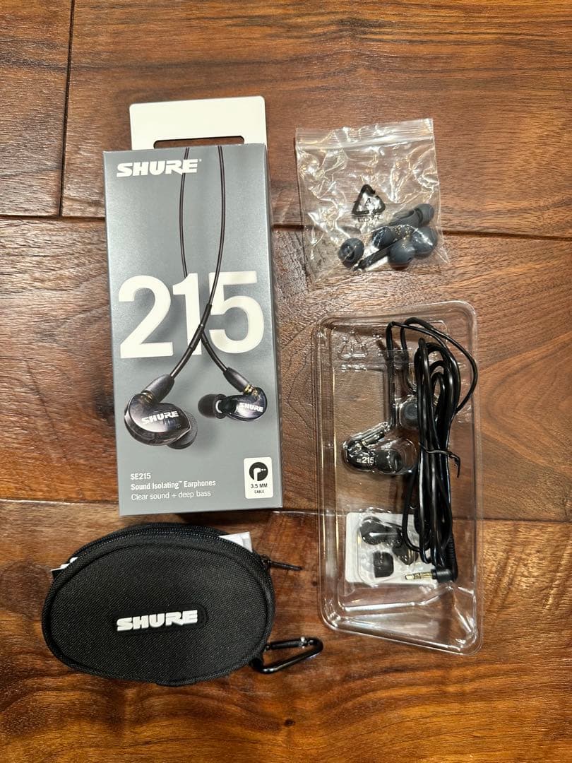 SHURE SE215 音隔離イヤフォン 3.5mmジャック