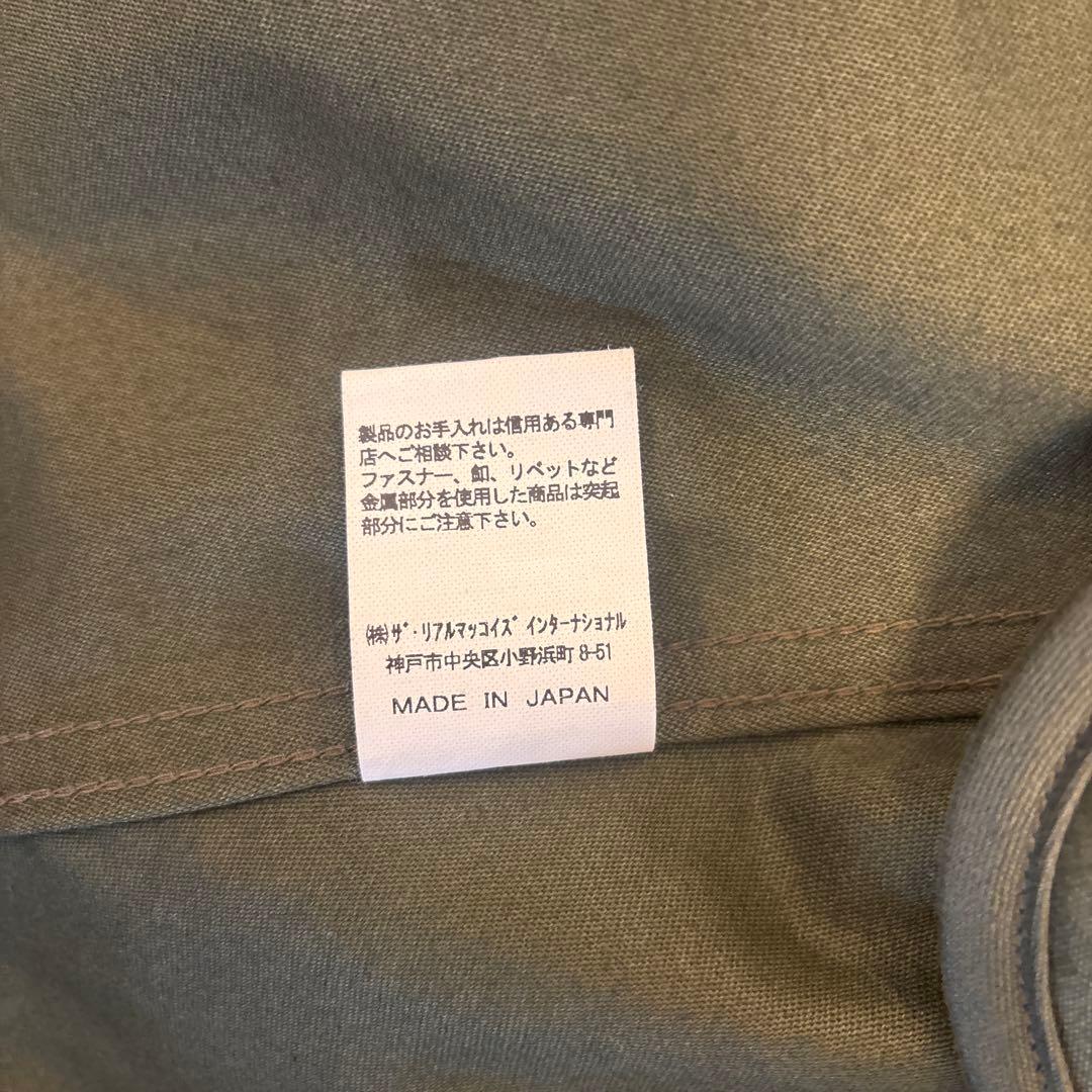 The REAL McCOY'S M48シェルパーカ size \"SMALL\"