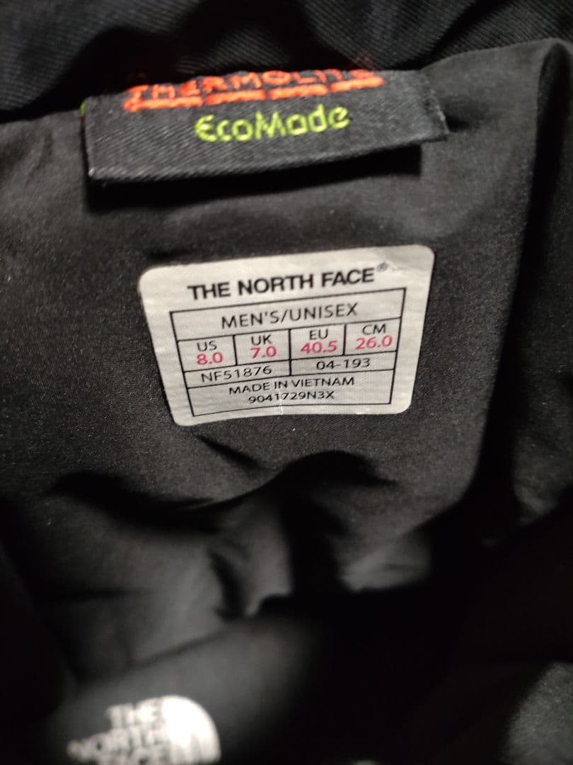 THE NORTH FACE ノースフェイス ブーツ 黒 26.0cm 即日発送