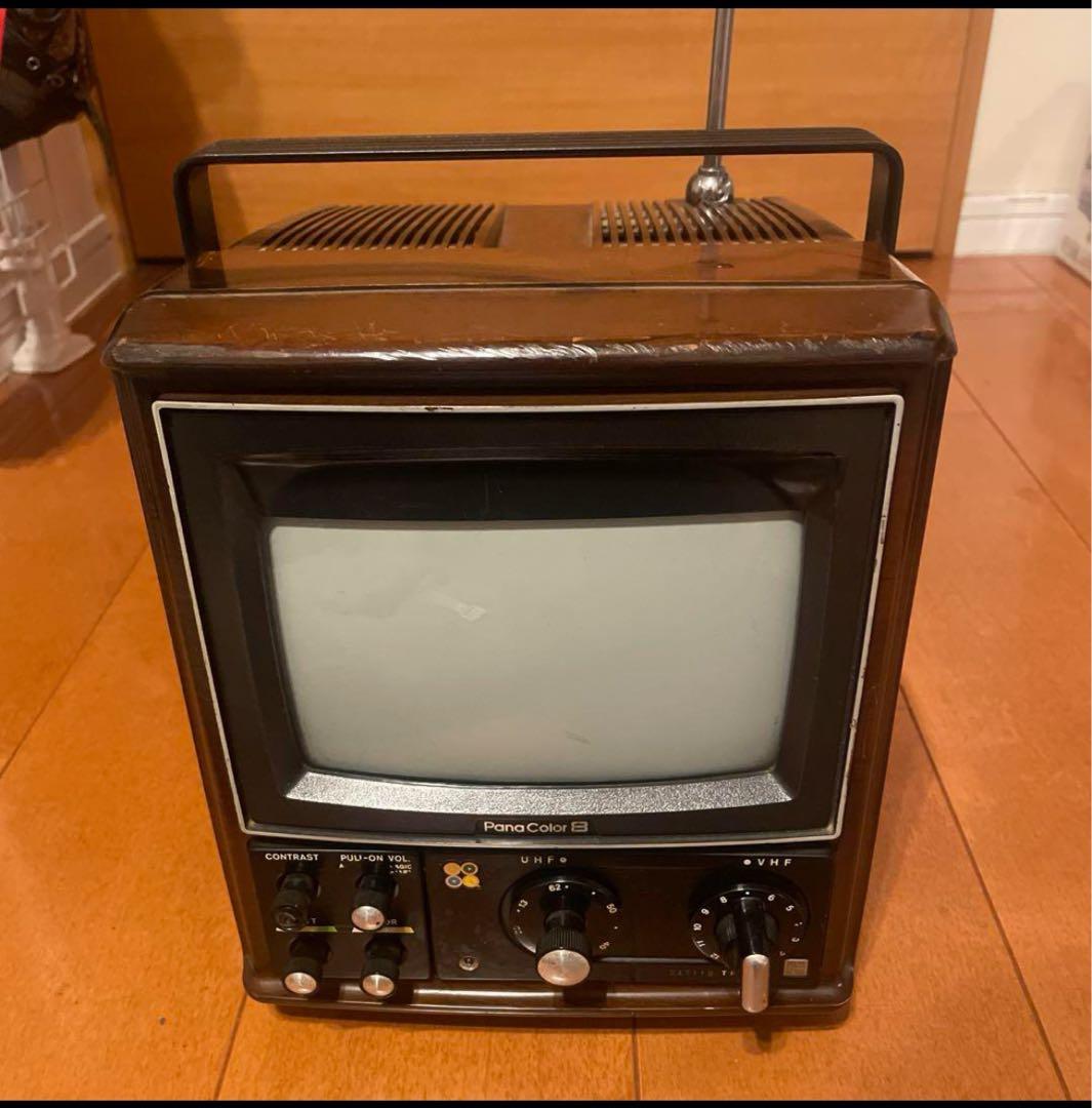 昭和レトロ】nationalカラーテレビTH8-V5 昭和レトロ Nationalカラー