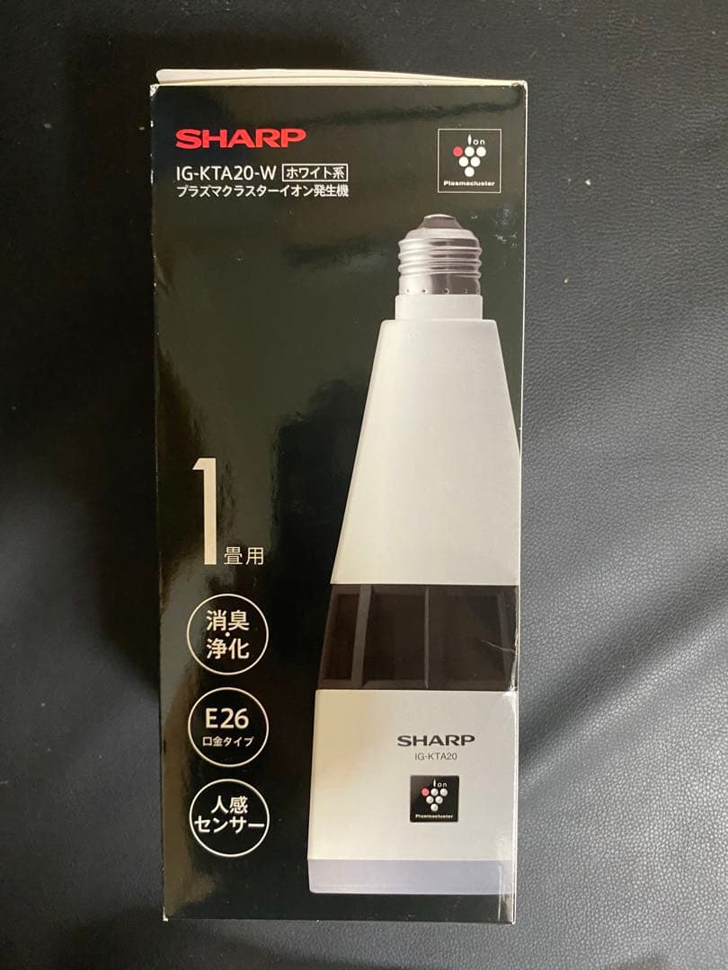 新品未使用 シャープ プラズマクラスターイオン発生機 IG-KTA20-W