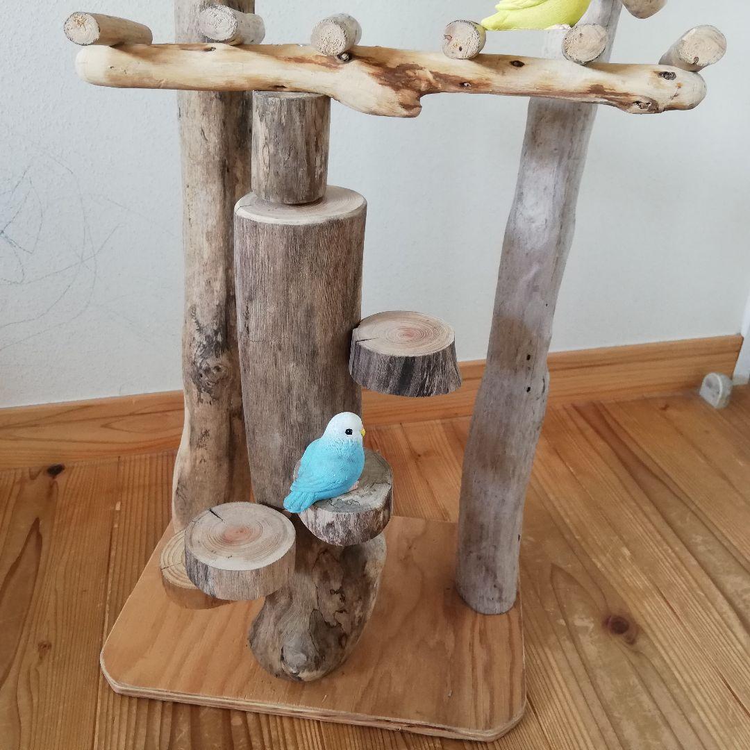 バードアスレチックジム大型 ㉟ 天然木 自然木 流木 止まり木 インコ