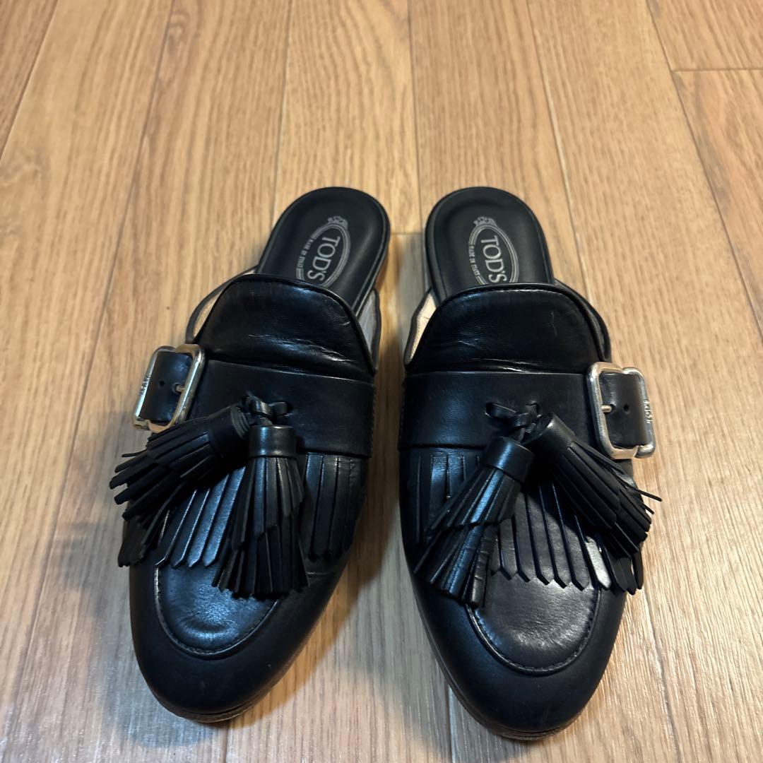 TOD'S フリンジ付きスリッパサンダル 楽天市場】フリンジ（ブランドトッズ）（サンダル｜レディース靴）：靴