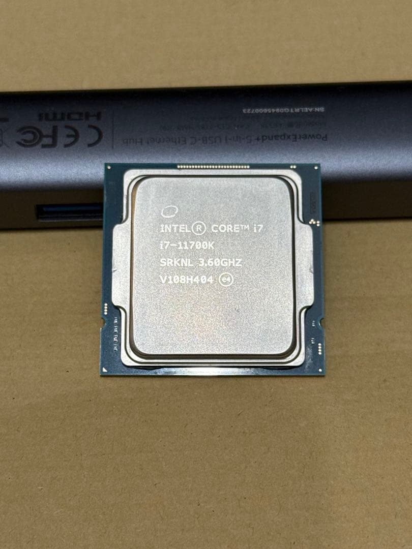 CPU Intel i7-11700K 3.60GHz CPU