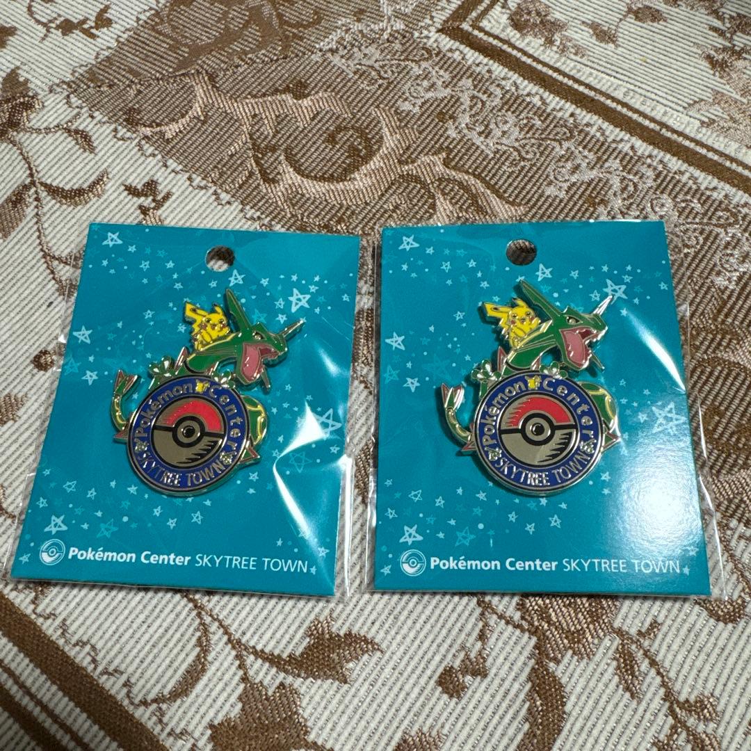 ポケセン ロゴピンズ スカイツリータウン限定 2つ - メルカリ