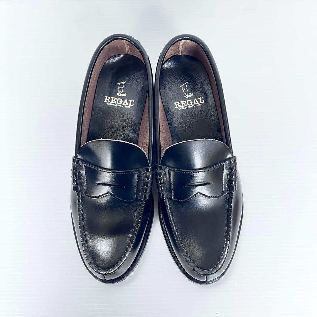 極美品✨ REGAL リーガル ローファー 黒 25.5cm 2177