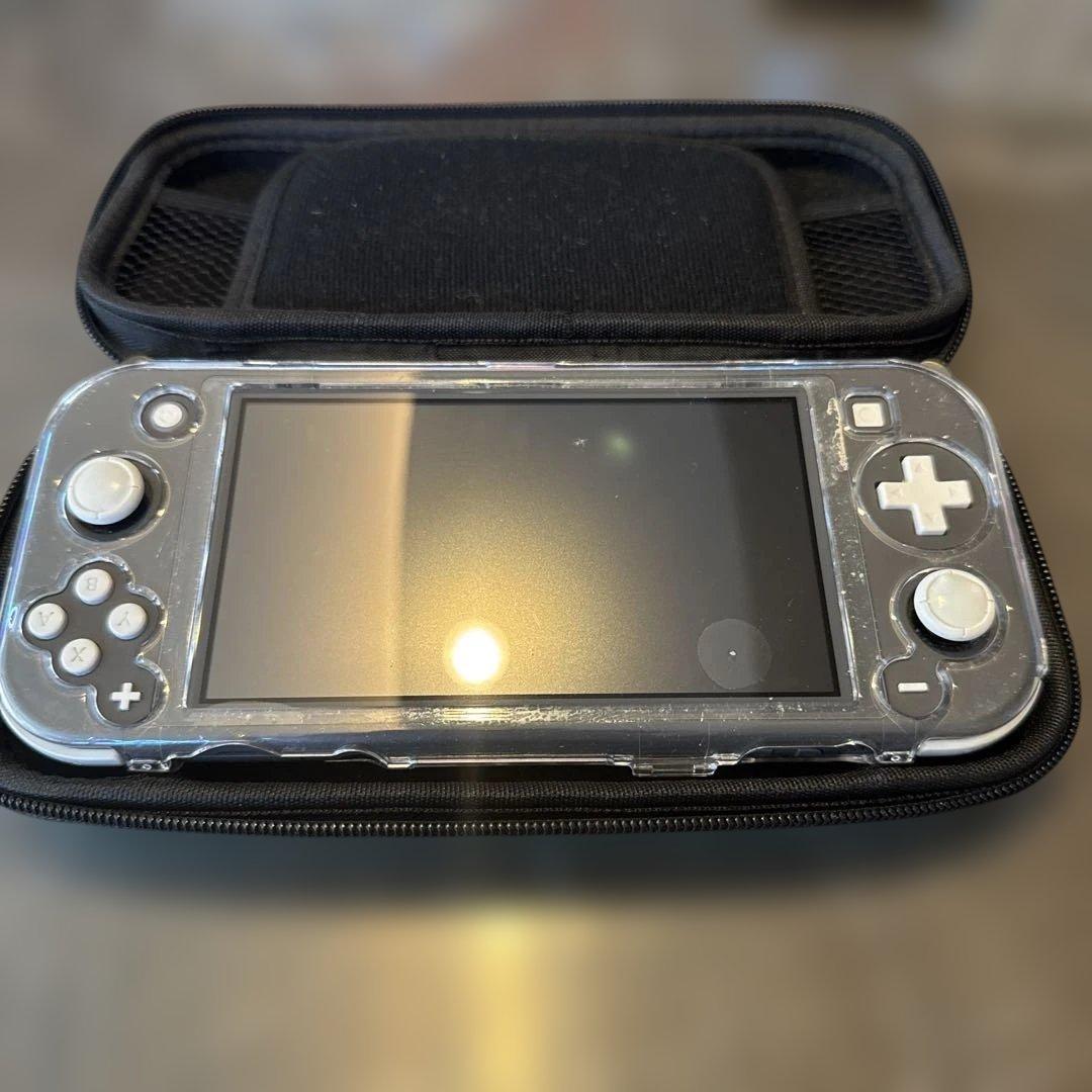 Nintendo Switch Lite クリアケース付き　ジャンク品 本体カバー Nintendo Switch lite クリアハードケース : 近未来電子