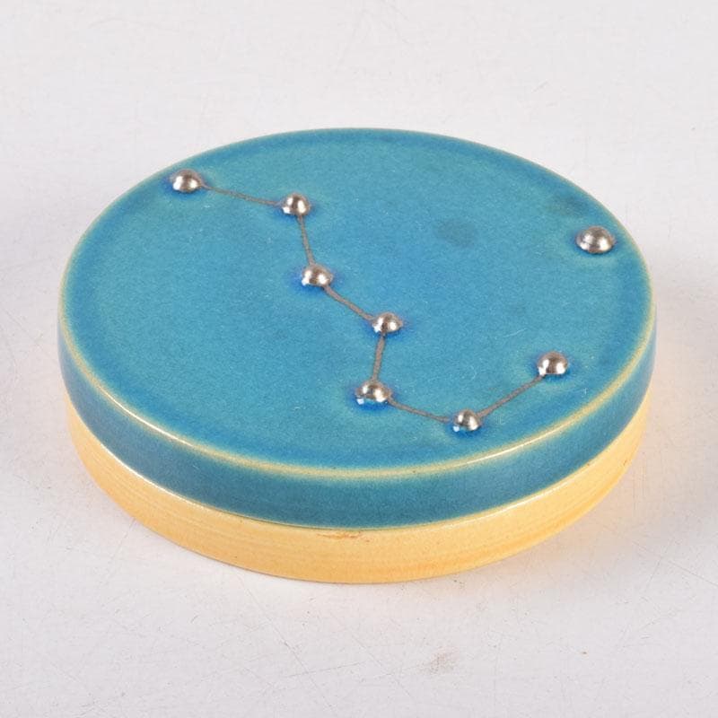 茶道具 日吉窯 加藤丈佳造 北斗七星鳥文 香合 共布共箱 V 8456 - メルカリ