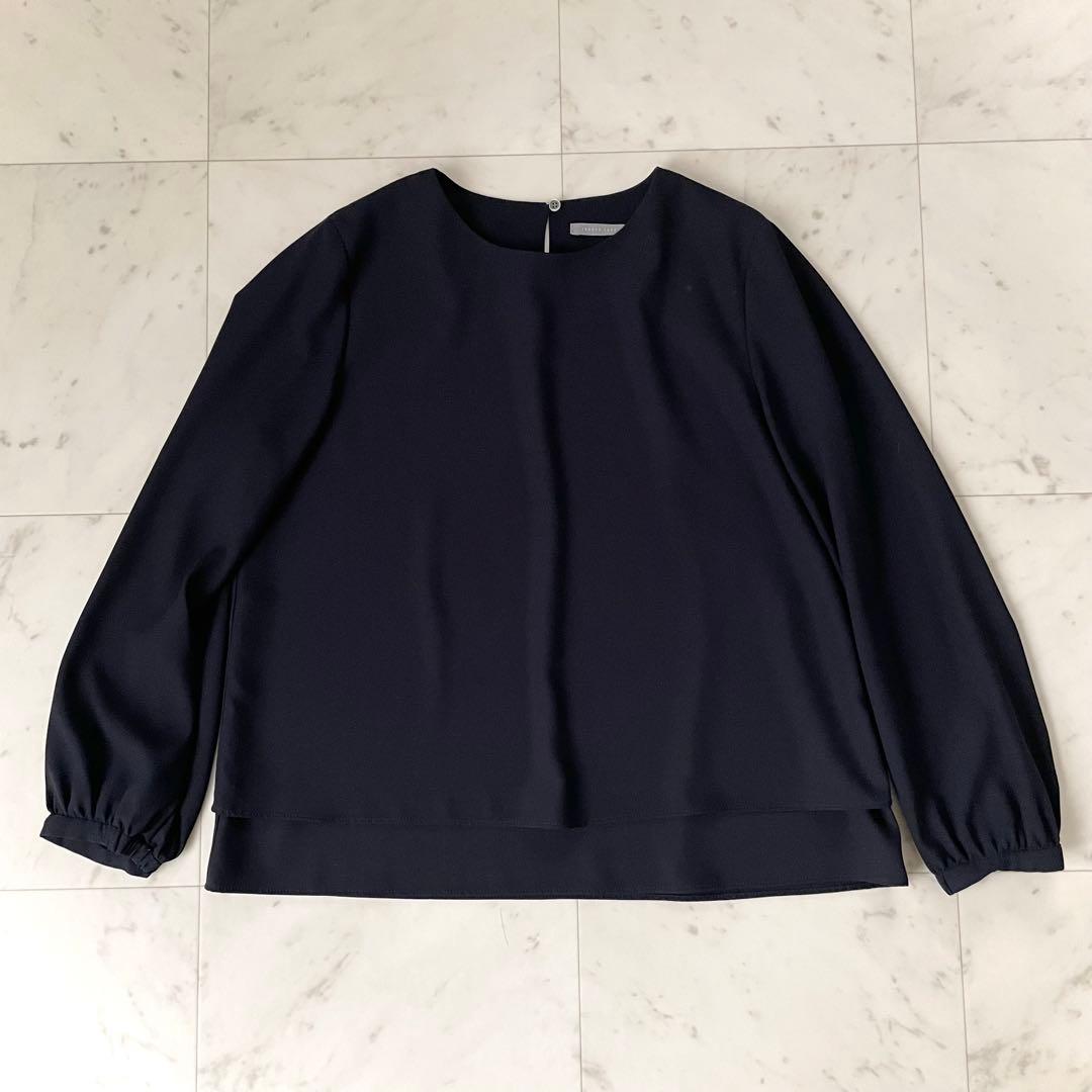 極美品✨23SS✨セオリーリュクス ブラウス ELIDA ブラック サイズ40