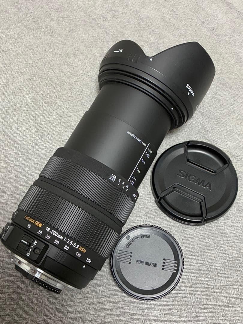 ⭐️美品⭐️ SIGMA DC 18-200mm f3.5-6.3 HSM ニコン用