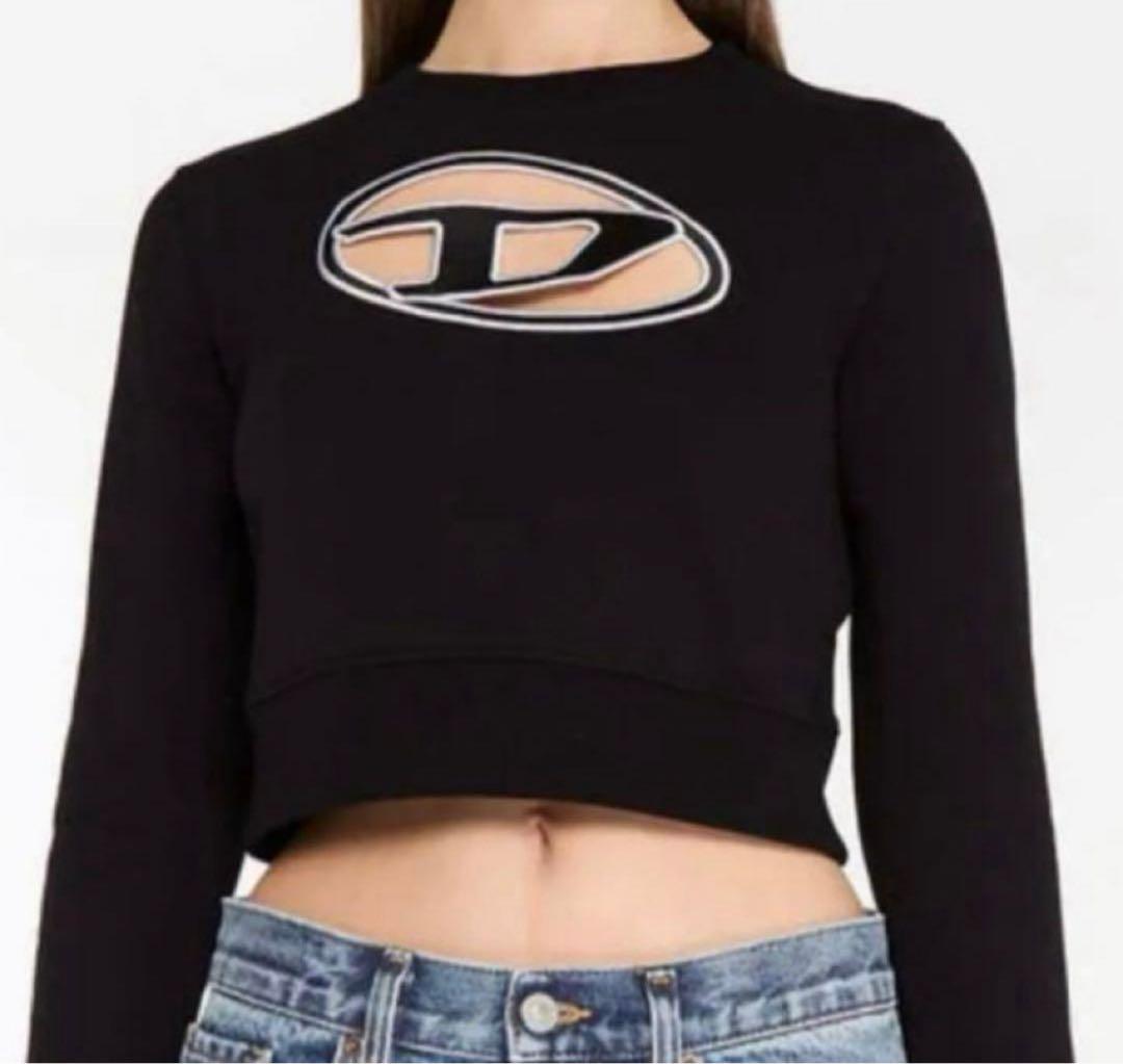 DIESEL ディーゼル　クロップド　スウェット　トレーナー　ロゴ 楽天市場】【最大2万円OFFクーポン対象・3/1限定】DIESEL ディーゼル