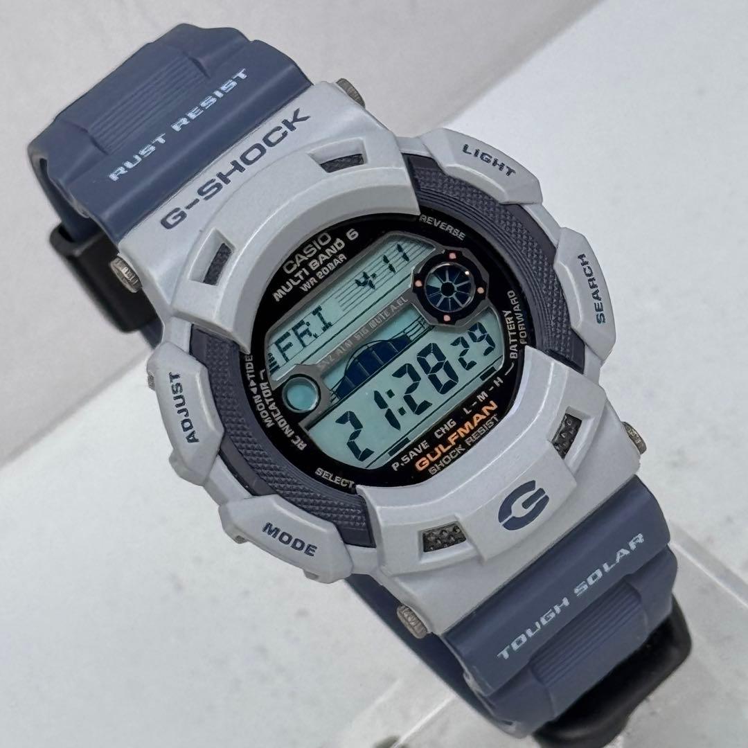 極美品 G-SHOCK GW-9110ER ガルフマン 電波ソーラー ネイビー - メルカリ