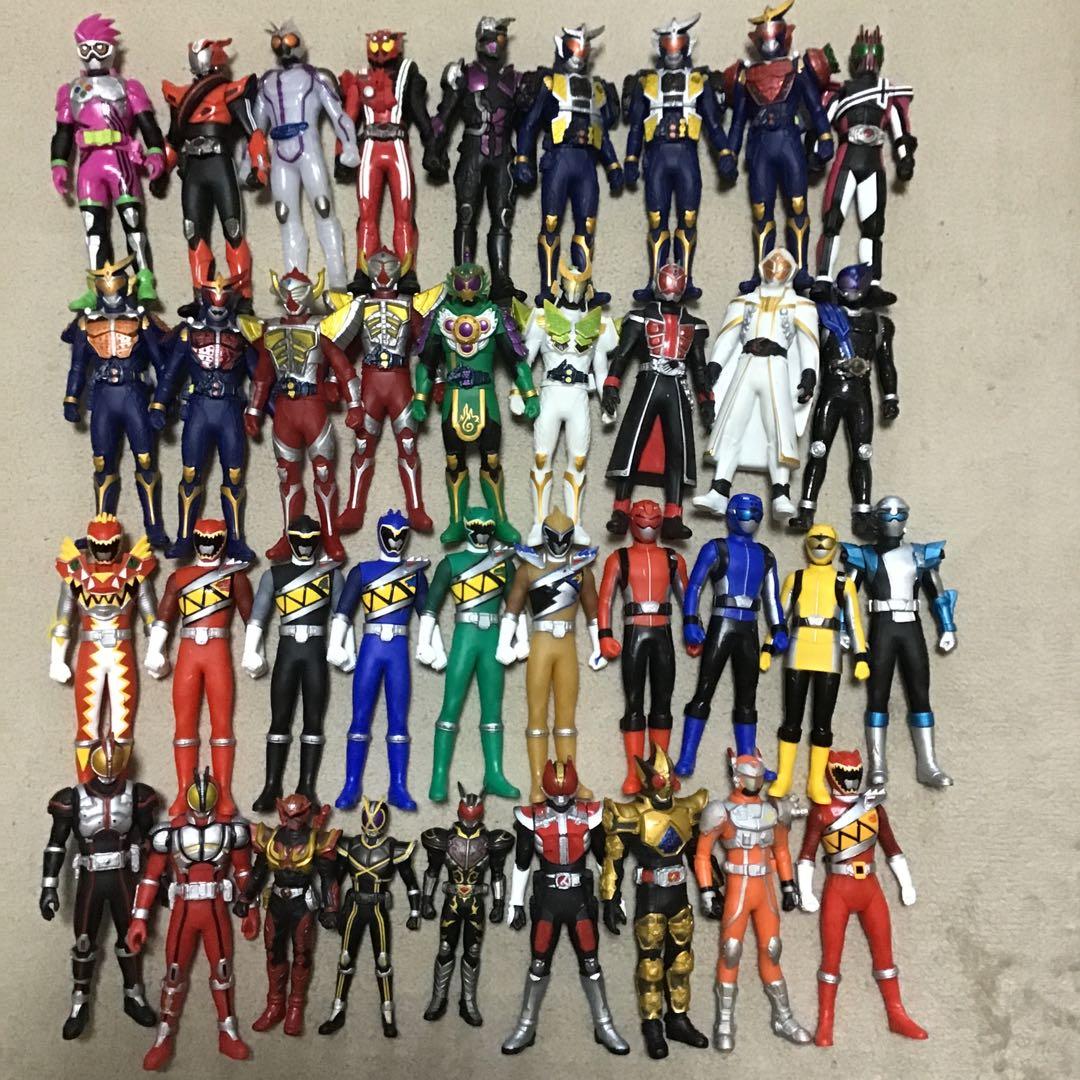 仮面ライダー スーパー戦隊 ソフビ まとめ売り - メルカリ