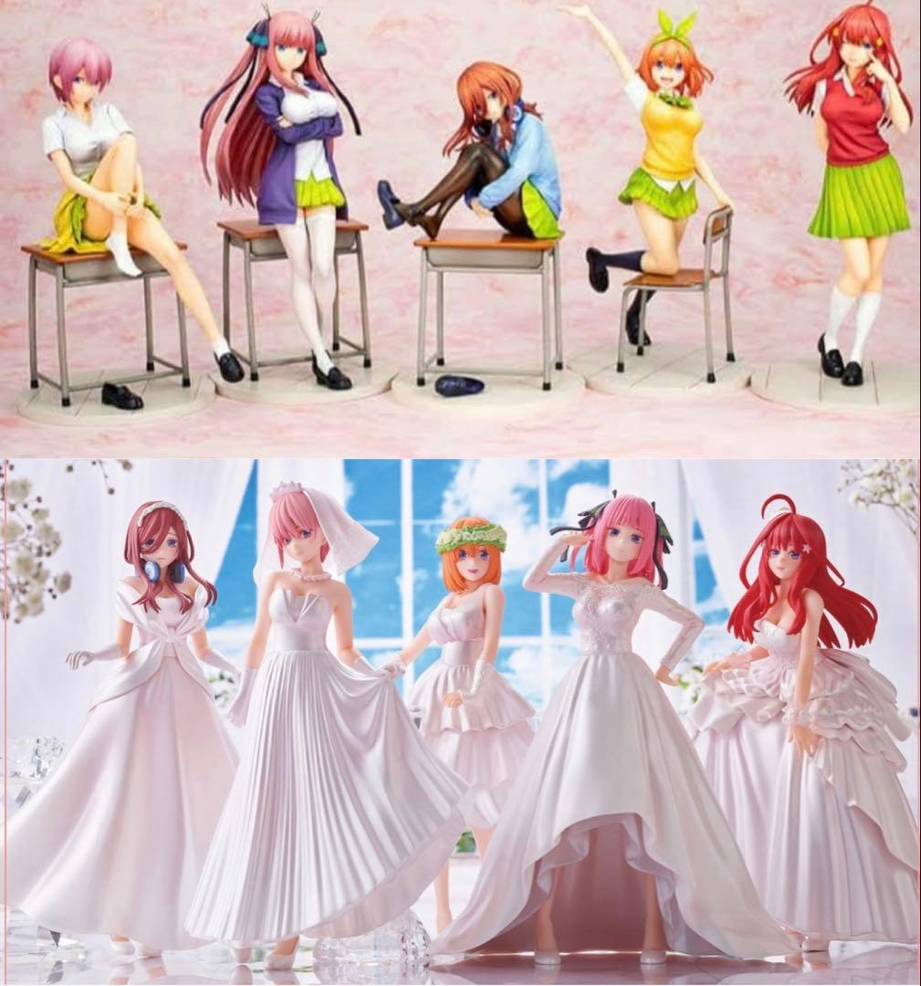 新品未開封　五等分の花嫁 コトブキヤ 一番くじ フィギュア10体セット 特典付き 五等分の花嫁」新作一番くじ全ラインナップ公開！お出かけスタイルの
