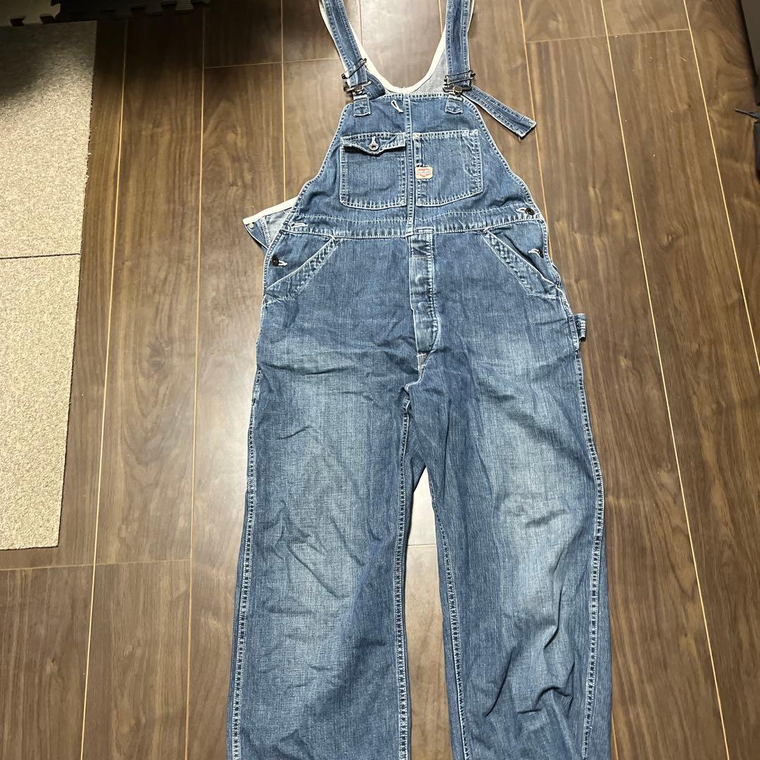 90s carhartt ハートタグ デニムオーバーオール 復刻　ユニセックス 限定40〜50s 復刻 Carhartt カーハート ハートタグ オーバーオール