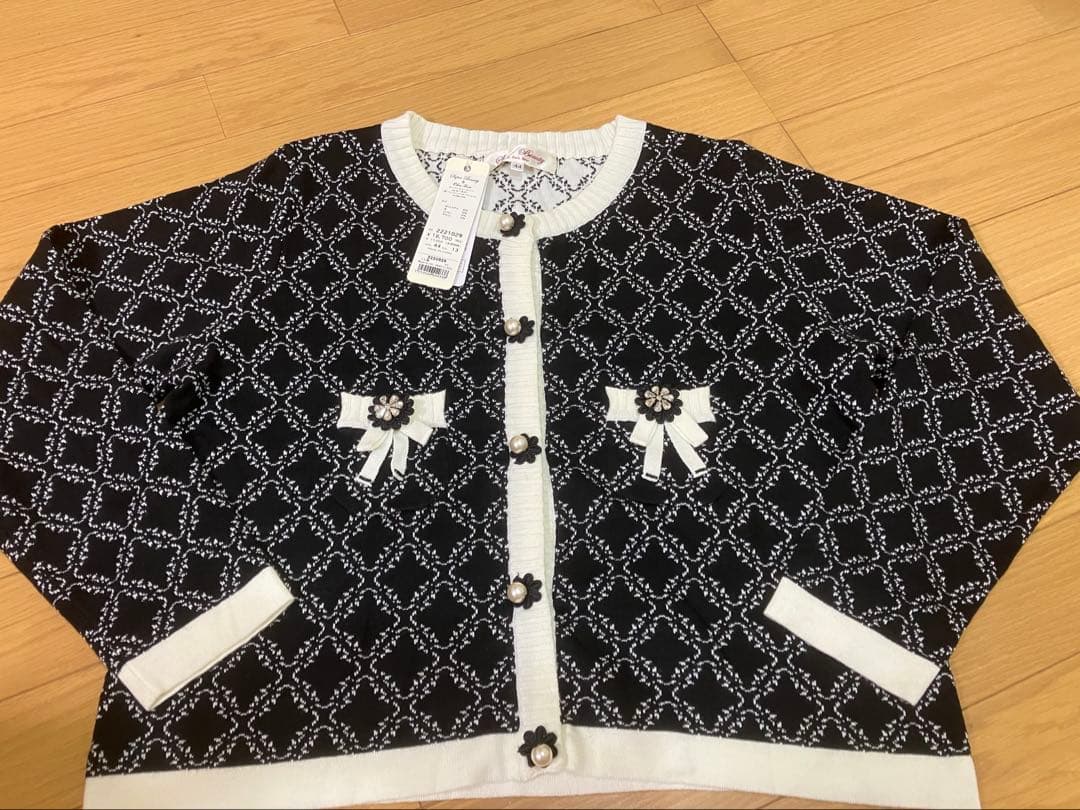 新品　スーパービューティー　44 XL カーディガン　ボレロ 新品 スーパービューティー 44 XL カーディガン ボレロ - トップス