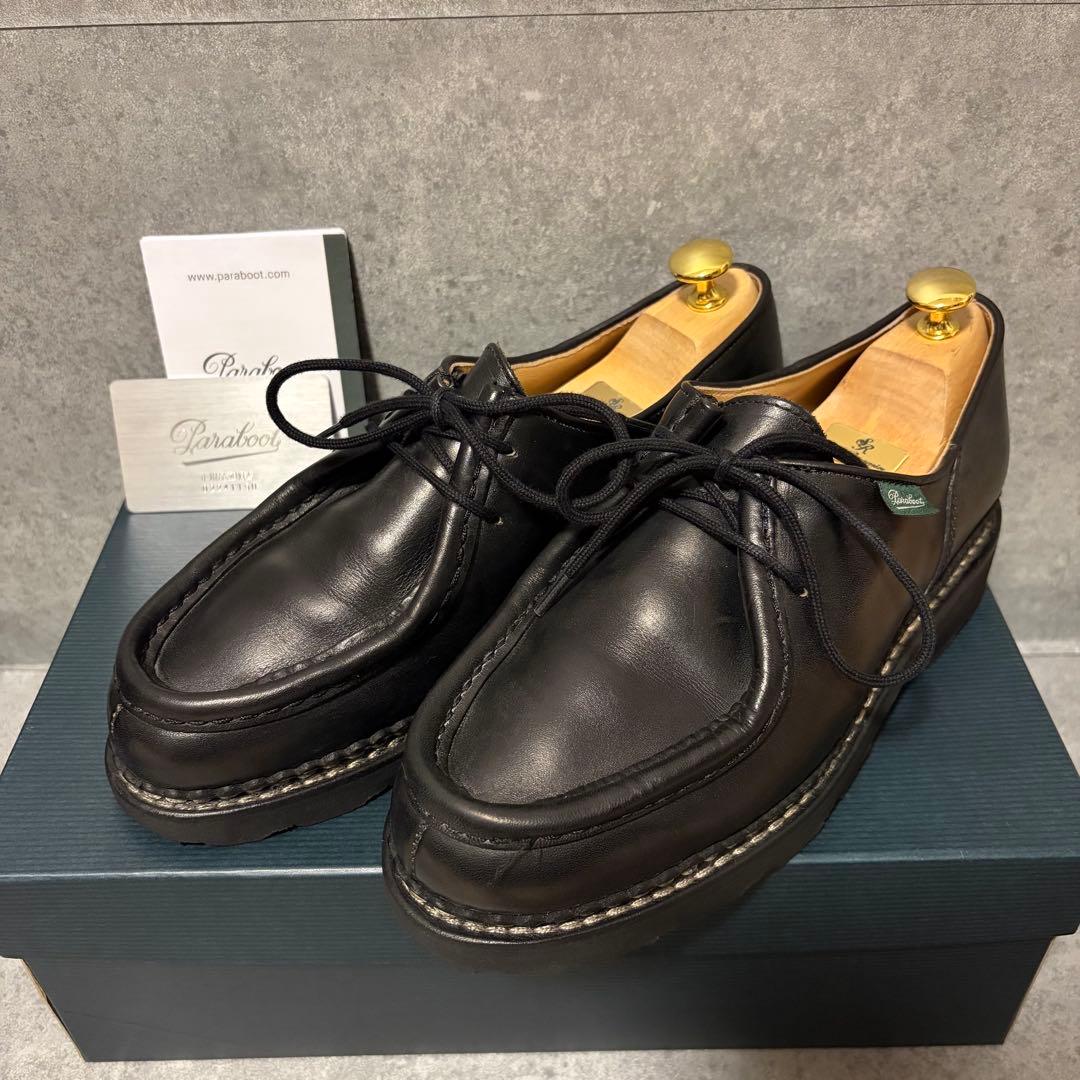 【美品】パラブーツ　ミカエル　ブラック　39 楽天市場】パラブーツ ミカエル ブラック Paraboot MICHAEL NOIRE-LIS