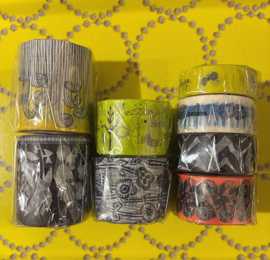 マスキングテープ ミナペルホネン minä perhonen 8個セット つぐ展