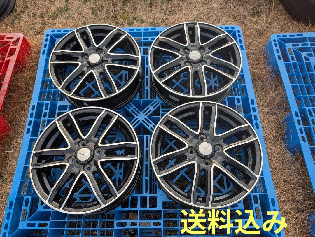 フジコーポレーション SG-E 15inchアルミホイール 軽自動車用4本セット フジコーポレーション - □165/55R15｜Yahoo!ショッピング