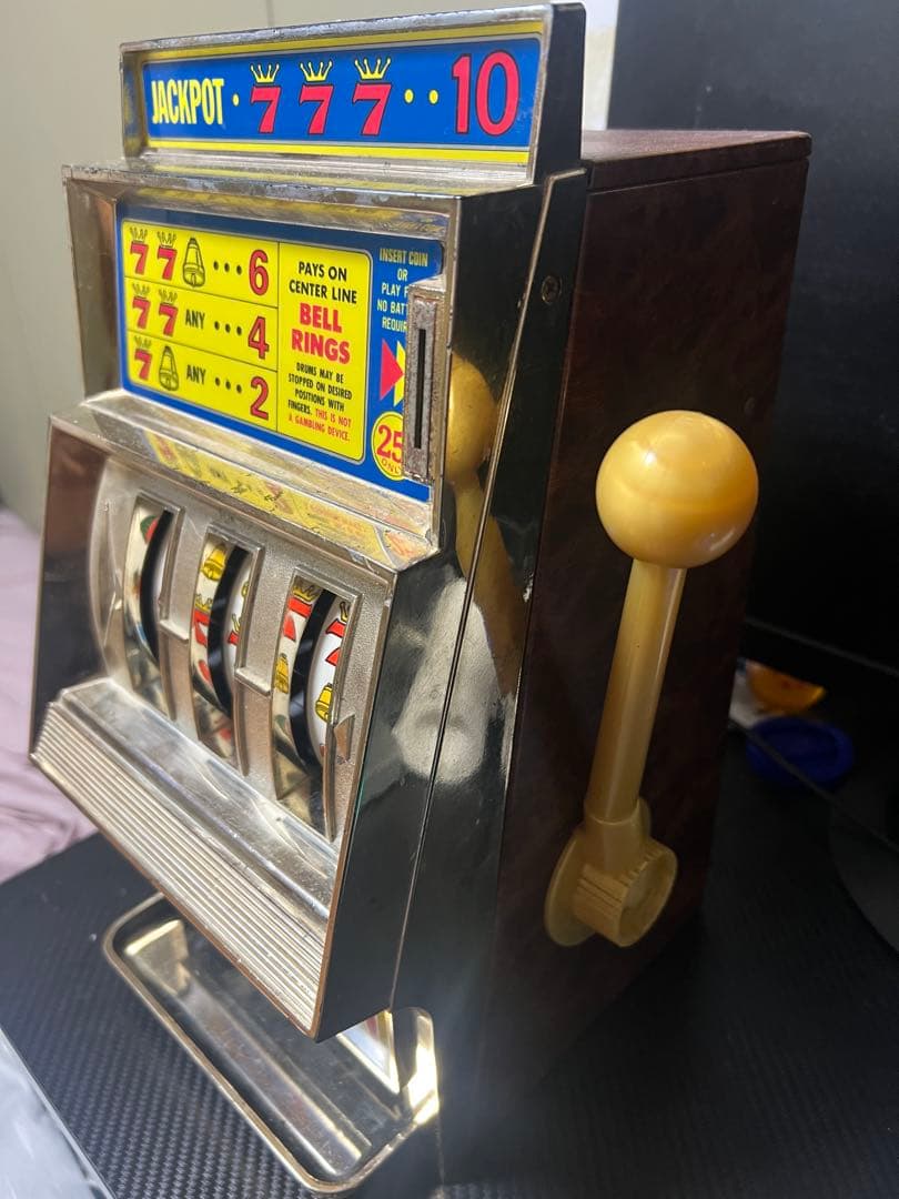 昭和レトロ WACO製 スロットマシン カジノスロット 25セント仕様