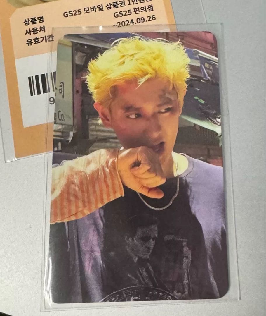 EXO チャニョル　サノク mnet  トレカ EXO チャニョル サノク トレカ チャニョル star pop トレカ EXO